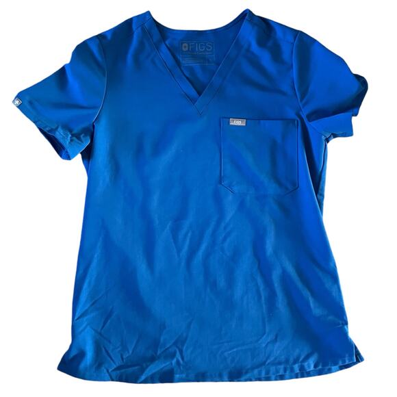 Figs blue scrubs top size S - Picture 5 of 6